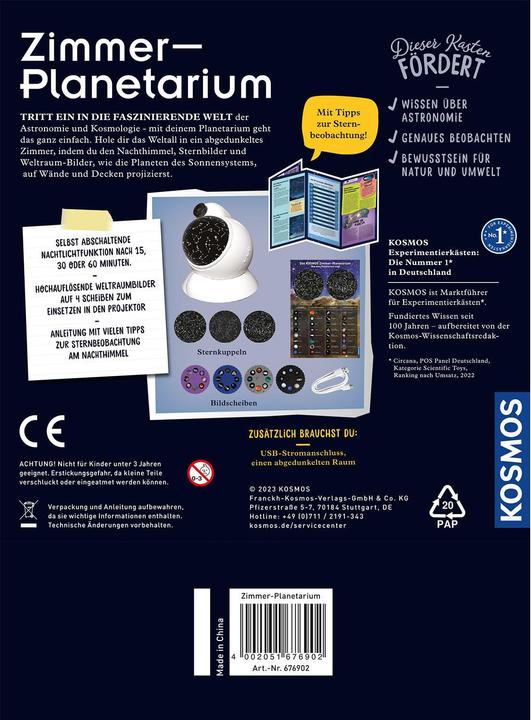 Actual product image Kosmos ZImmer Planetarium