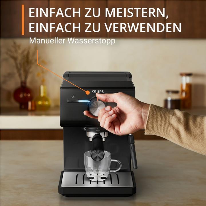 Produktbild Krups XP381810 Authentic, schwarz (EU-Stecker)