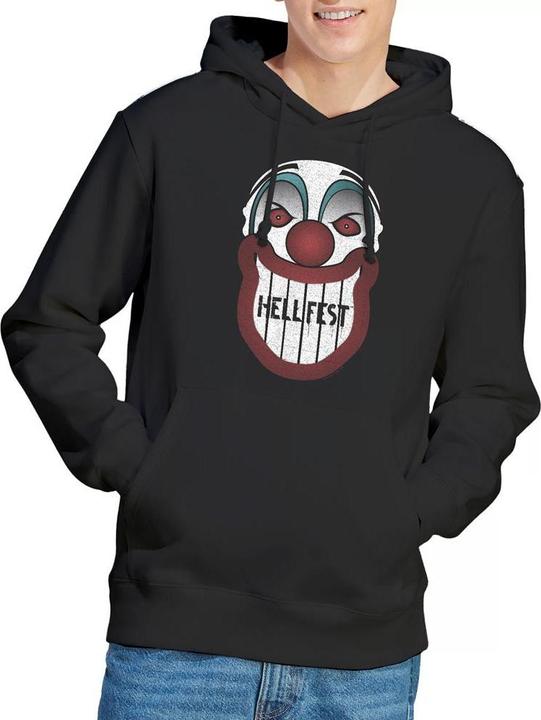 Immagine prodotto Hell Fest Facade Felpa con Cappuccio Uomo (L)