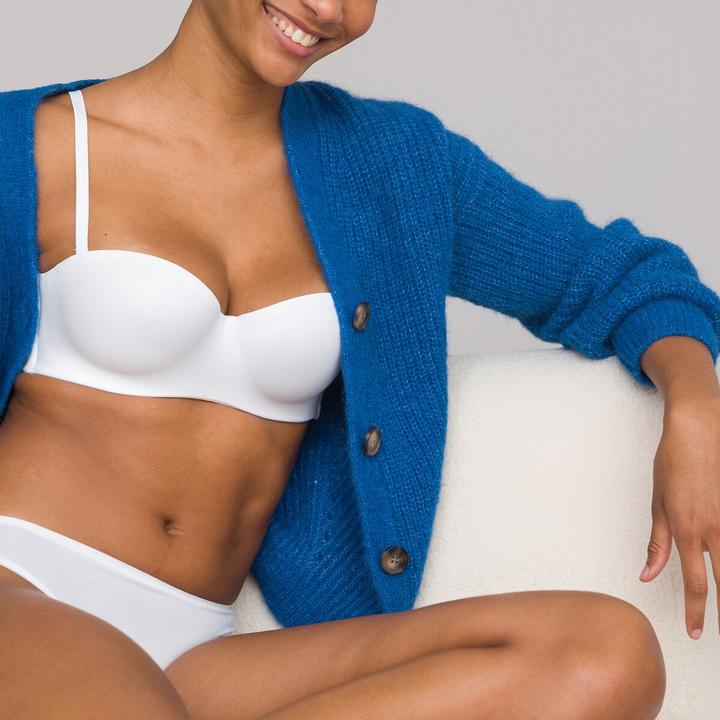 Produktbild La Redoute Collections Bandeau-BH aus Mikrofaser (Einzelpack, 80 B)