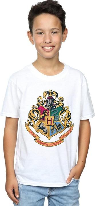 Immagine prodotto Hogwarts Crest Gold Ink Maglietta Ragazzi (140, 146)