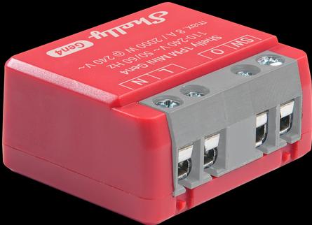 Actual product image Shelly 1PM Mini Gen4 (Heating actuator)