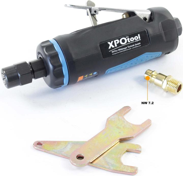 Produktbild Wiltec Druckluftschleifer Stabschleifer 168mm Multischleifer Mini Schleifgerät