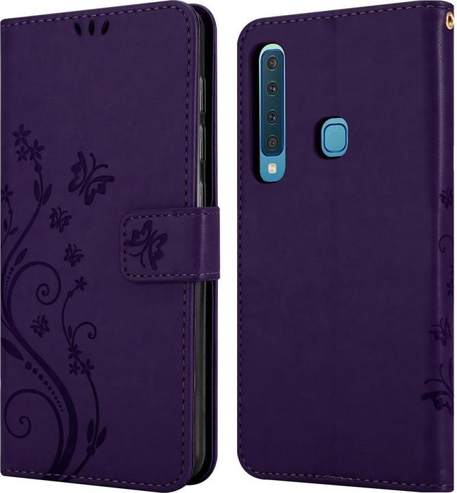 Image du produit Cadorabo Couverture du livre de fleurs (Samsung Galaxy A9 (2018))