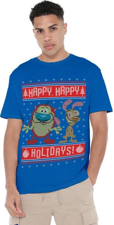 Produktbild Ren & Stimpy Happy Happy Holidays TShirt (4XL)