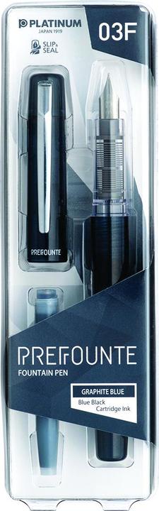 Image du produit Platinum Prefounte Graphite Blue, F, emballage plastique, blister, couleur bleu foncé (Bleu foncé, 1 x)