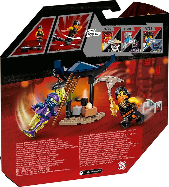 Produktbild LEGO Kampfset: Cole vs. Geisterkämpfer (71733, LEGO Ninjago)