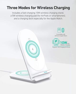 Image du produit Aukey Station de charge Aircore LC-A2 2 en 1 (10 W)