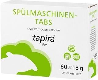 Produktbild Tapira Spülmaschinentabs 60 x 18 g/Pack.