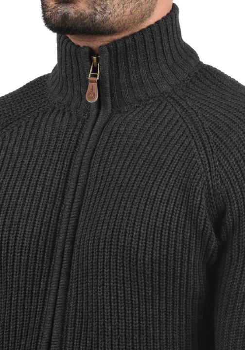 Immagine prodotto Solid Xenos Cardigan Giacca In Maglia Grossa Maglieria Da Uomo Con Collo Alto In Cotone 100% (XXL)