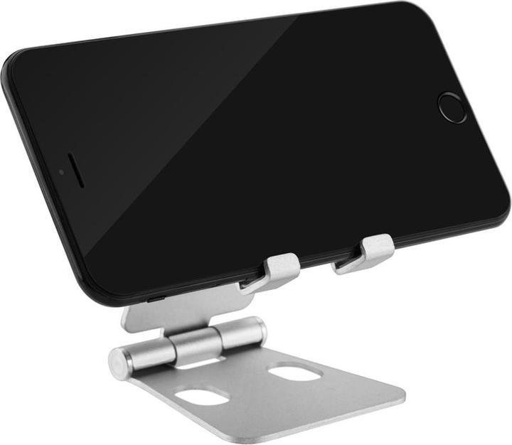 Image du produit EKO Support de table pliable pour smartphones et tablettes, pivotant à 270°.