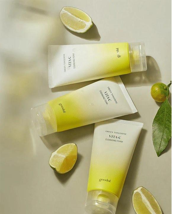Actual product image Goodal Green Tangerine Vita C Cleansing Foam (Foam, 150 ml)