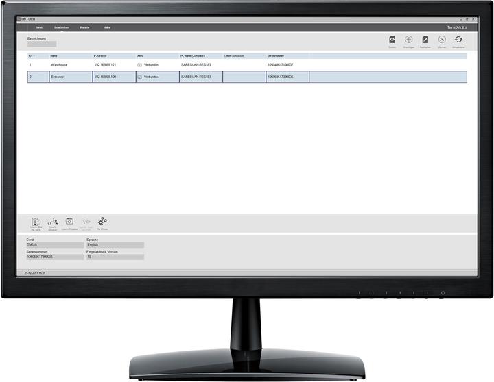 Actual product image Safescan TimeMoto PC Plus Software