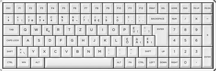 Image du produit Iqunix F96 Kat (CH, Filaire, Sans fil)