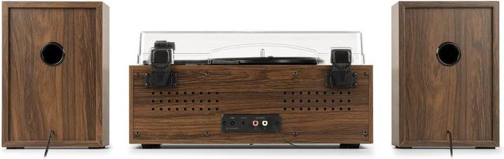 Actual product image Audizio Platenspeler met speakers - Boston platenspeler Bluetooth, CD speler en DAB (Manual)