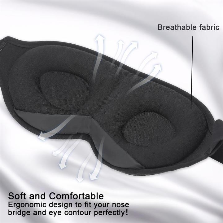 Actual product image Intirilife 3D sleep mask (Sleeping mask)