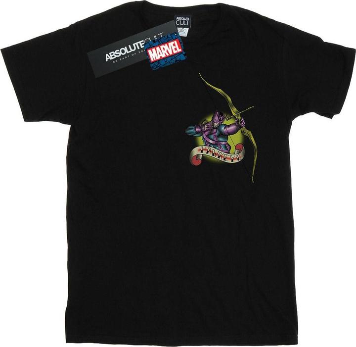 Hawkeye Tattoo Breast Print TShirt Jungen