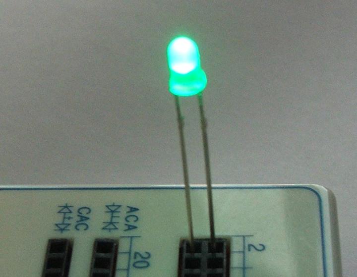 Image du produit OEM LED vert super lumineux 3mm