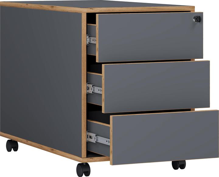 Produktbild VCM Büro Rollcontainer Salia 3 Schublade (50 x 42 x 45 cm)