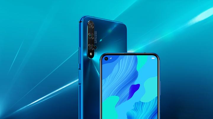 Actual product image Huawei Nova 5T (128 GB, Crush blue, 6.26", Dual SIM, 48 Mpx, 4G)