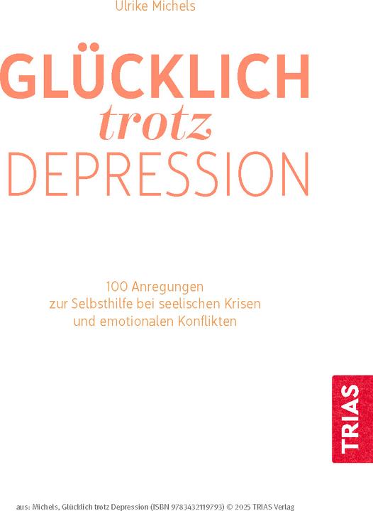 Actual product image Michels:Glücklich trotz Depression (German, Ulrike Michels, 2025)