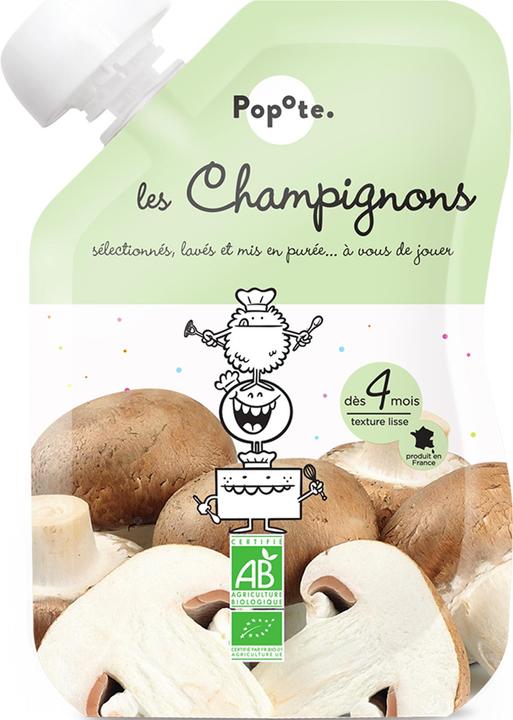 Popote Quetschie Champignons BIO (120 g)