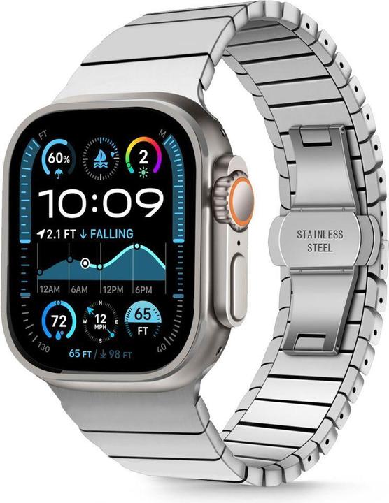 Produktbild Tech-Protect LinkBand Bracelet for Apple Watch 44 / 45 / 46 / 49 mm - Silver (Edelstahl)