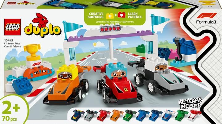 Productafbeelding LEGO F1 Team Rennautos mit Rennfahrern (10445)