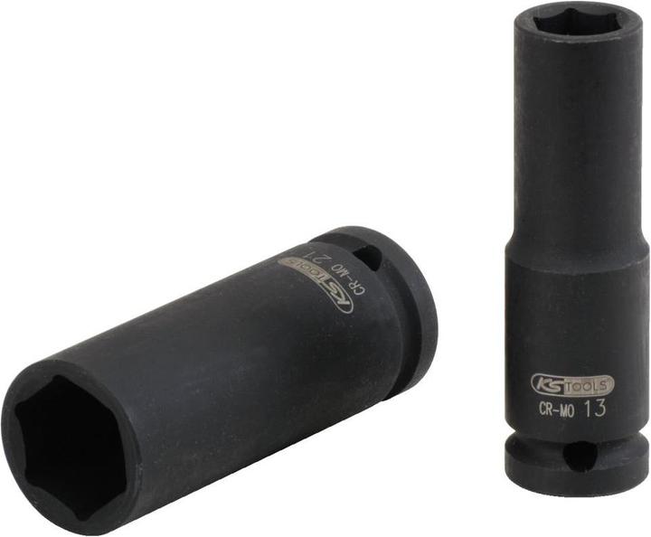 Produktbild KS Tools 1/2 Sechskant-Kraft-Stecknuss. lang. 10mm 515.111 (10 mm)