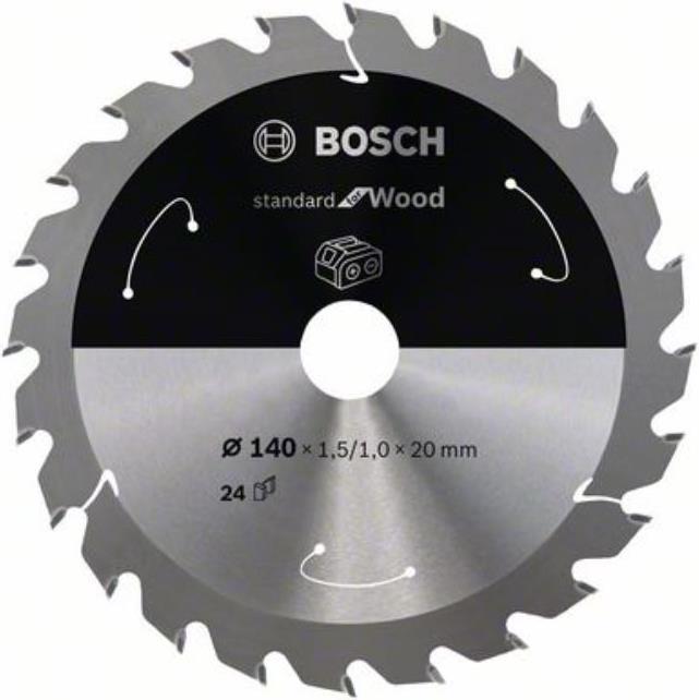 Bosch Professional Zubehör Cirkelzaagblad Standaard voor hout, 165x1,5/1x10, 24 tanden