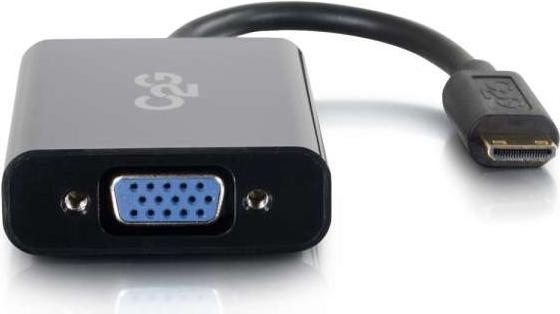 Produktbild C2G HDMI Mini to VGA and Audio Adapter Converter Dongle (Mini HDMI, VGA, 20 cm)