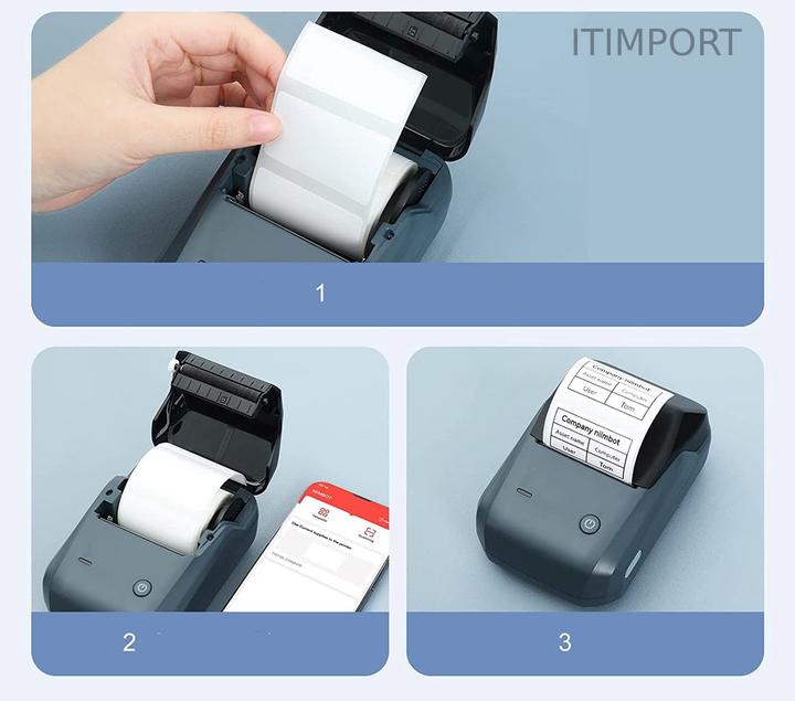 Produktbild Niimbot B1 wireless label printer (LakeBlue) (41209 dpi)
