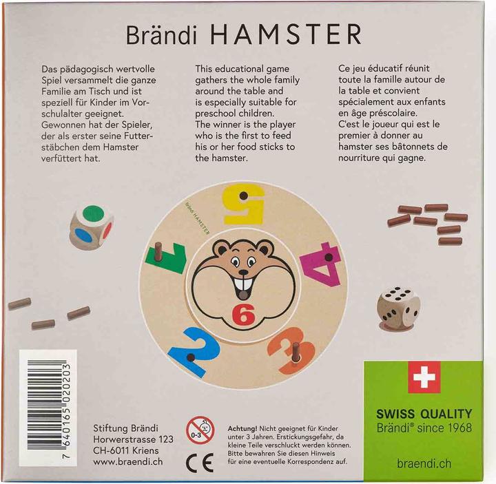 Image du produit Brändi Hamster (Allemand)
