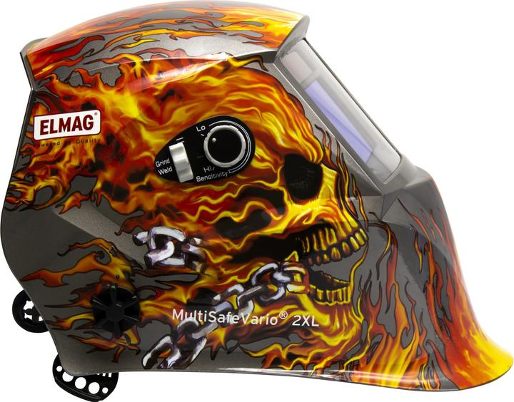 Produktbild Elmag Automatik-Kopfschweissschirm, Design FLAME