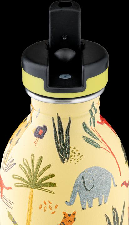 Productafbeelding 24 Bottles Urban drinkfles met sportdeksel 250 ml, Jungle Friends (0.25 l)