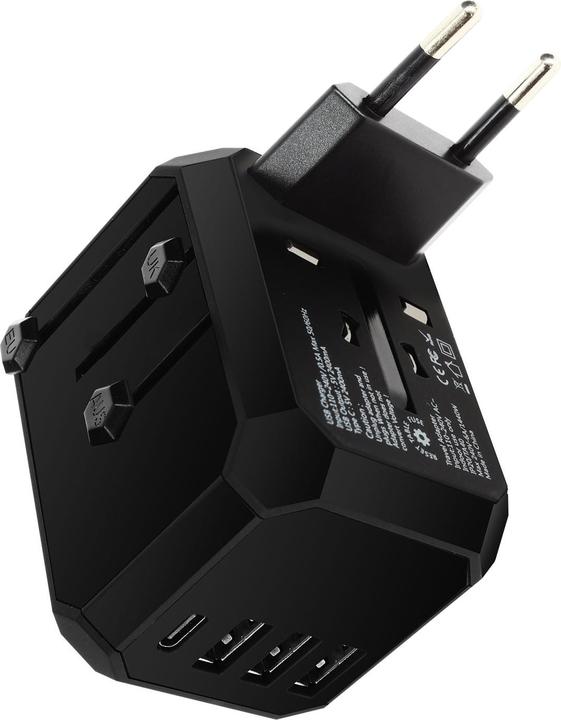 Actual product image Moxie Universal travel mains adapter