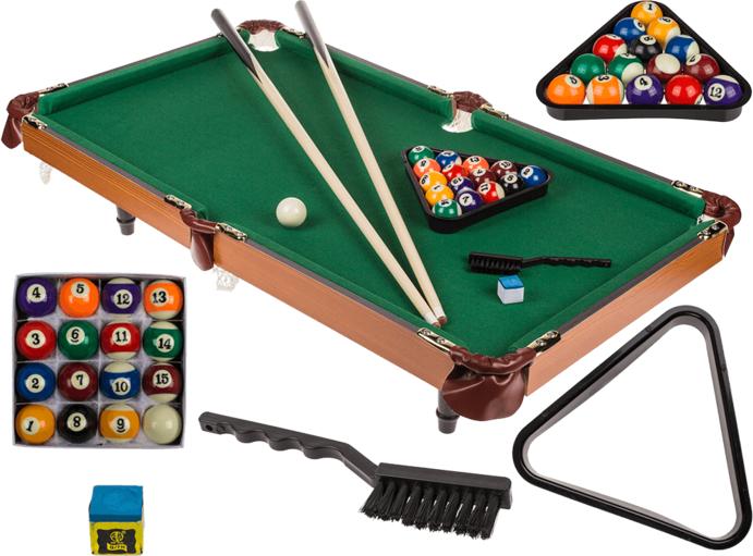 Out of the blue Wooden table billiards game approx. 92.5 x 51 x 20 cm