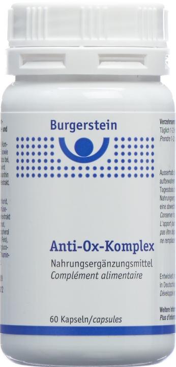 Image du produit Burgerstein Anti-Ox (60 pièce(s), Capsules, 115 g)