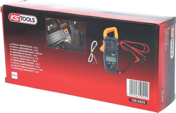 Actual product image KS Tools Digital amp pliers set 600 A, 3 pcs