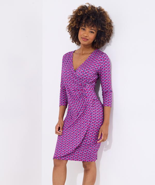 Actual product image Joe Browns Geometric Rouched Jersey Dress (42)