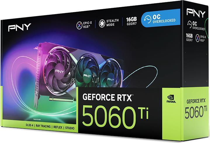 Produktbild PNY GeForce RTX 5060 Ti Epic-X RGB Overclocked Triple Fan (16 GB)