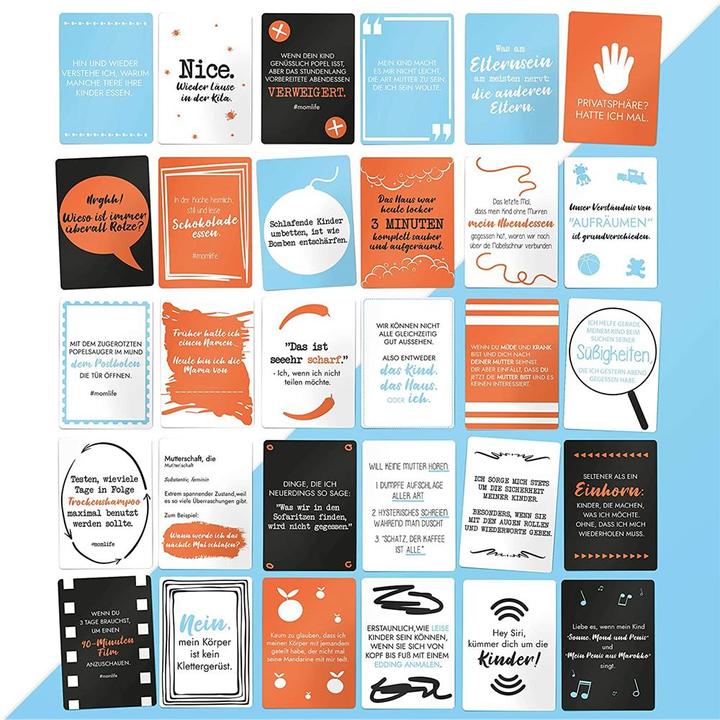 Actual product image Simon & Jan Milestone cards momlife (German)