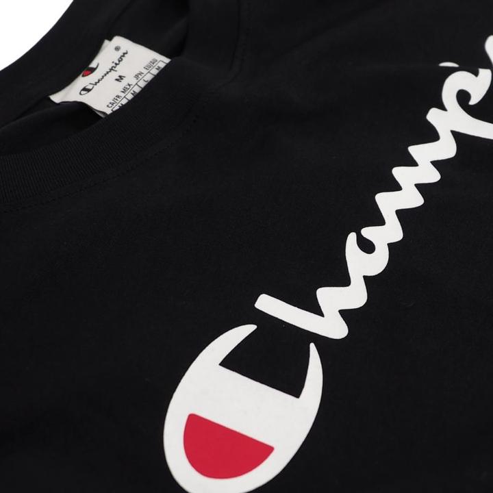 Actual product image No Name Koszulka męska Champion Crewneck Long Sleeve czarna 220257 KK001 S (S)