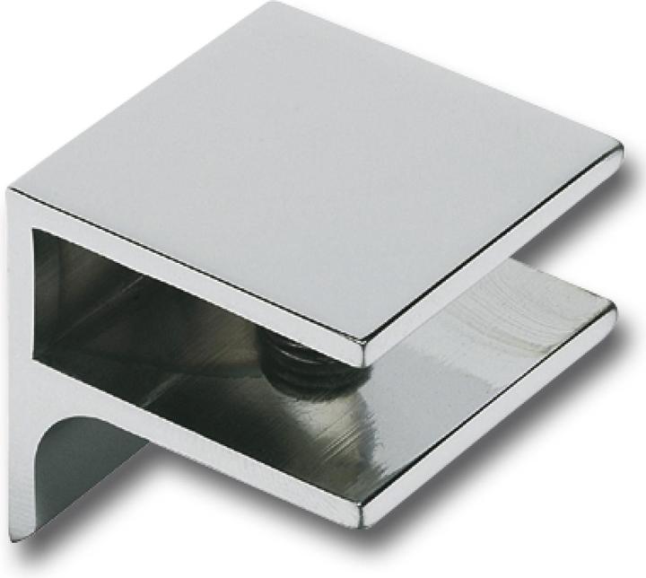 Produktbild Fonsegrive Glastablar-Klemmträger Pula, Glas 8-10 mm,Breite 30 mm,Messing verchromt poliert (1 Stk.)