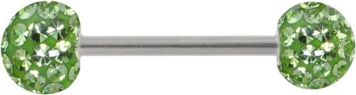 Bijouteria Zungenpiercing (Chirurgenstahl, Kristall)