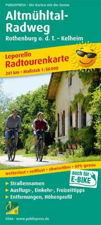 Produktbild Altmühltal-Radweg,Rothenburgo.d.T.-Kelheim