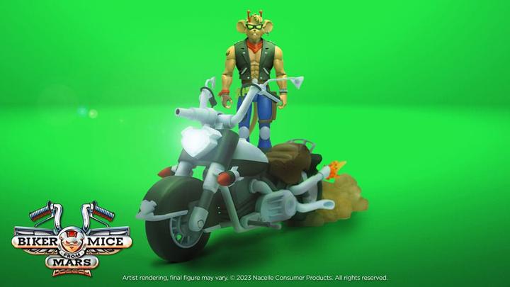 Produktbild Nacelle Consumer Biker Mice From Mars Fahrzeug Throttle's Martian Monster Bike 23 cm