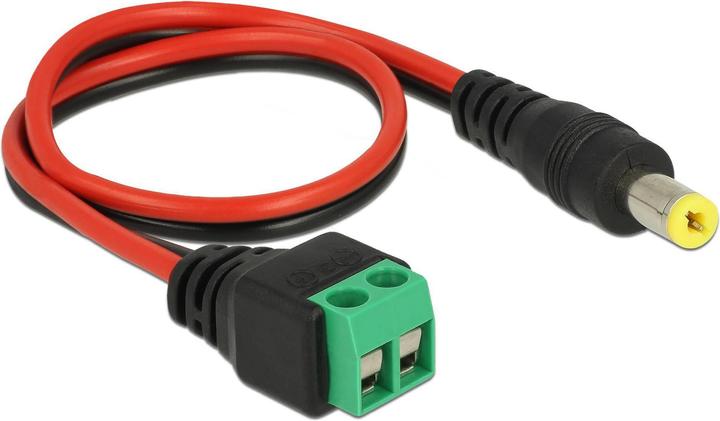 Image du produit Delock Connecteur DC vers bloc terminal 2 broches (Câbles électriques)