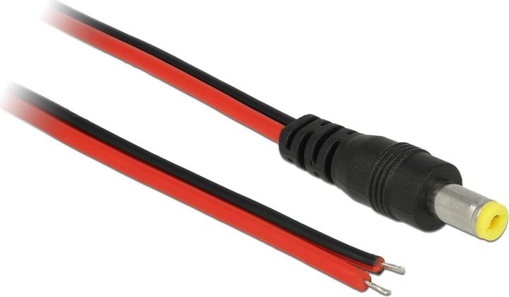 Actual product image Delock Round plug power cable, open end (0.50 m)