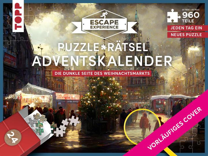 Produktbild Puzzle-Rätsel-Adventskalender 2 – 24 Puzzles mit insgesamt 960 Teilen